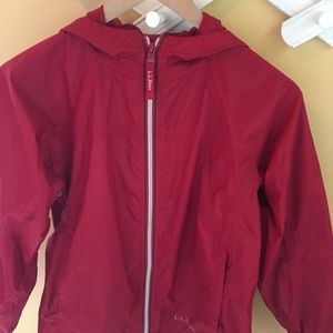 LL Bean Rain Jacket Boys / Girls Unisex S 10